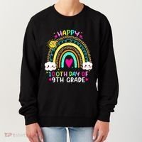 100 Days Smarter Ninth Grade 100th Day Of School 9th Grade Gift Women's Sweatshirt thumb 0
