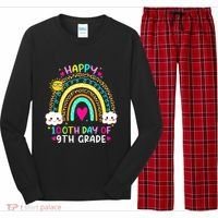 100 Days Smarter Ninth Grade 100th Day Of School 9th Grade Gift Long Sleeve Pajama Set thumb 0