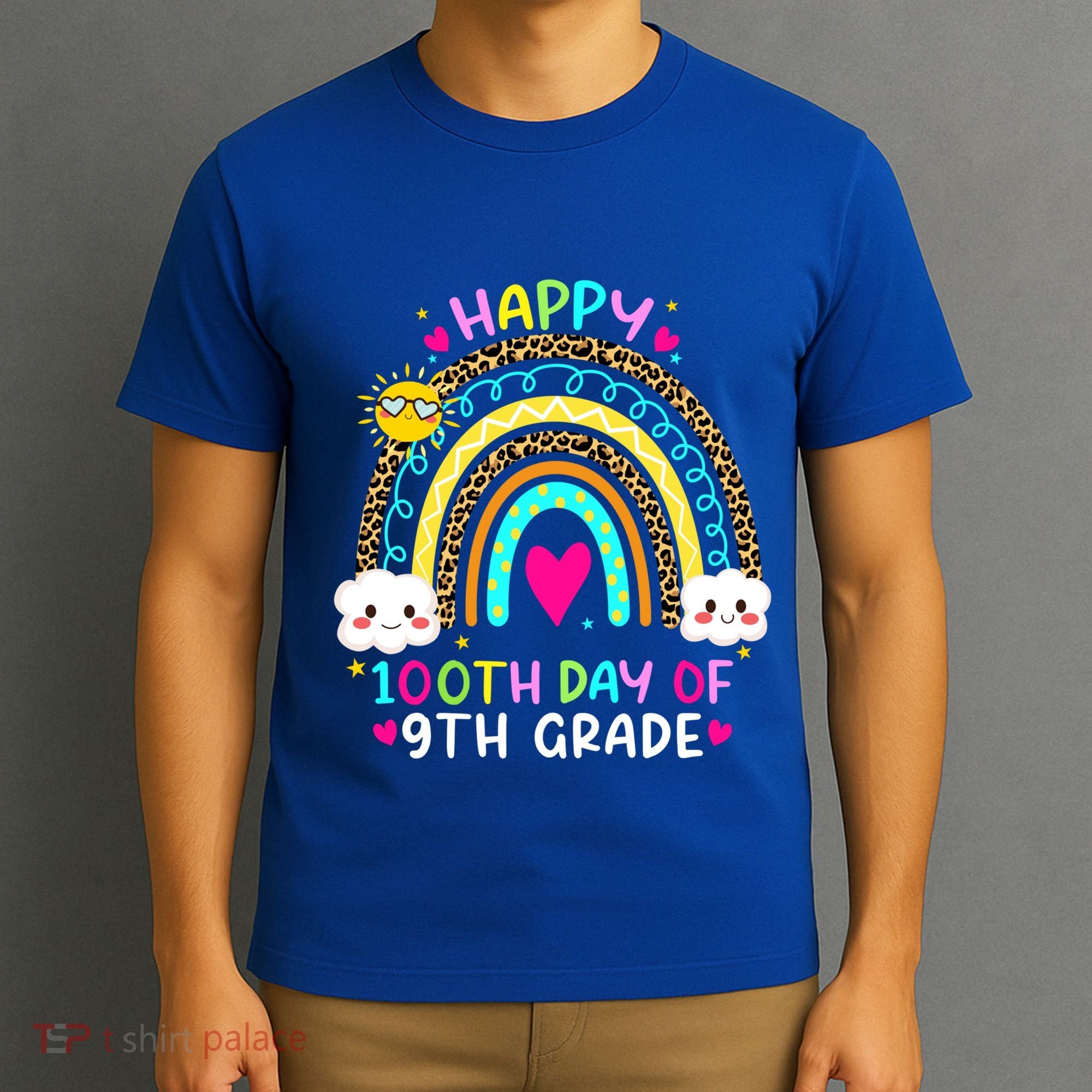 100 Days Smarter Ninth Grade 100th Day Of School 9th Grade Gift T-Shirt