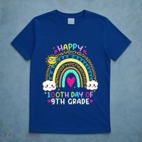 100 Days Smarter Ninth Grade 100th Day Of School 9th Grade Gift T-Shirt thumb 5