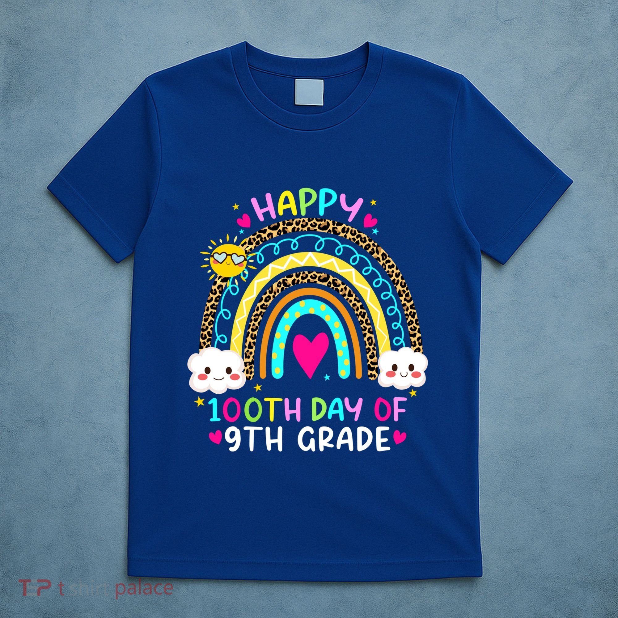 100 Days Smarter Ninth Grade 100th Day Of School 9th Grade Gift T-Shirt