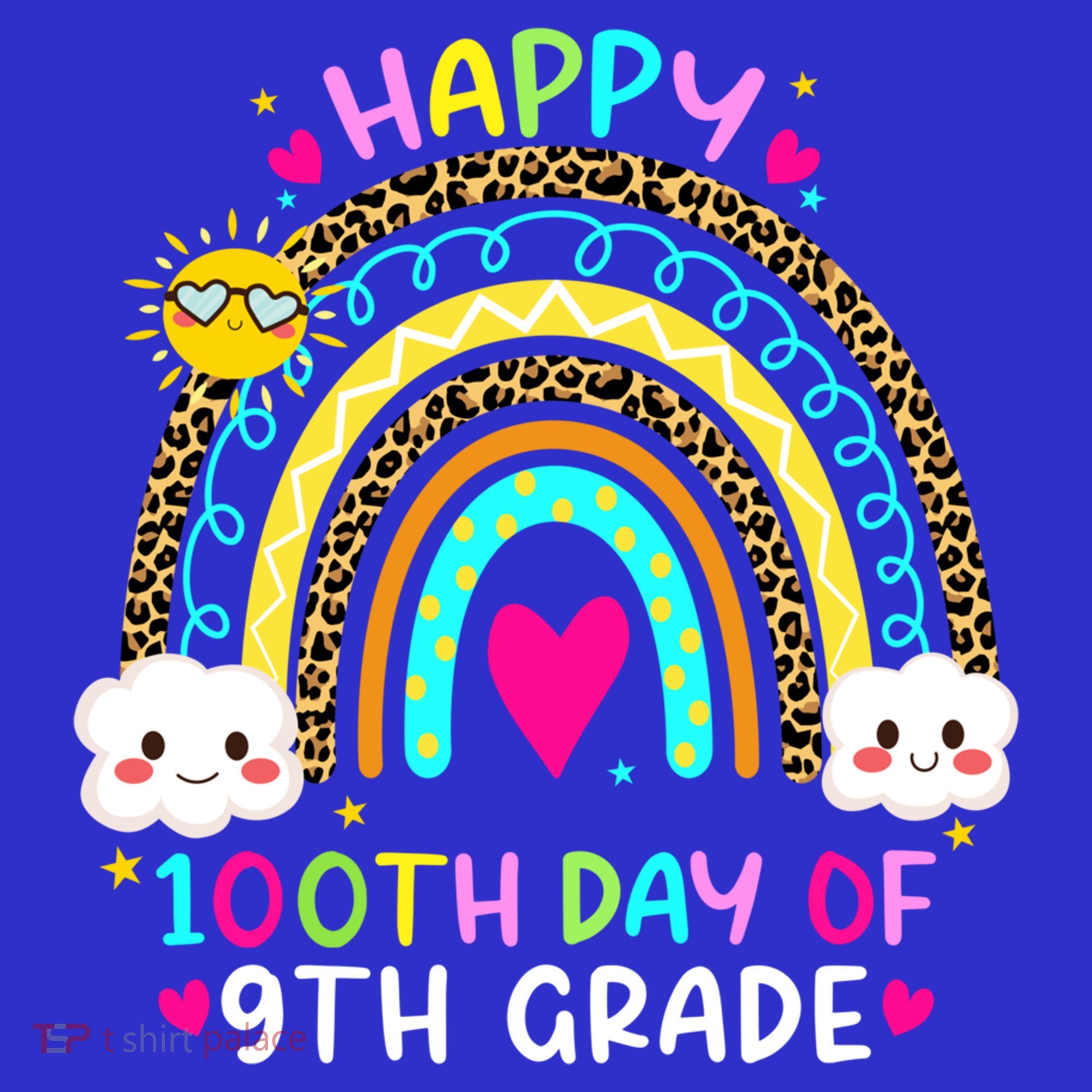 100 Days Smarter Ninth Grade 100th Day Of School 9th Grade Gift Visor