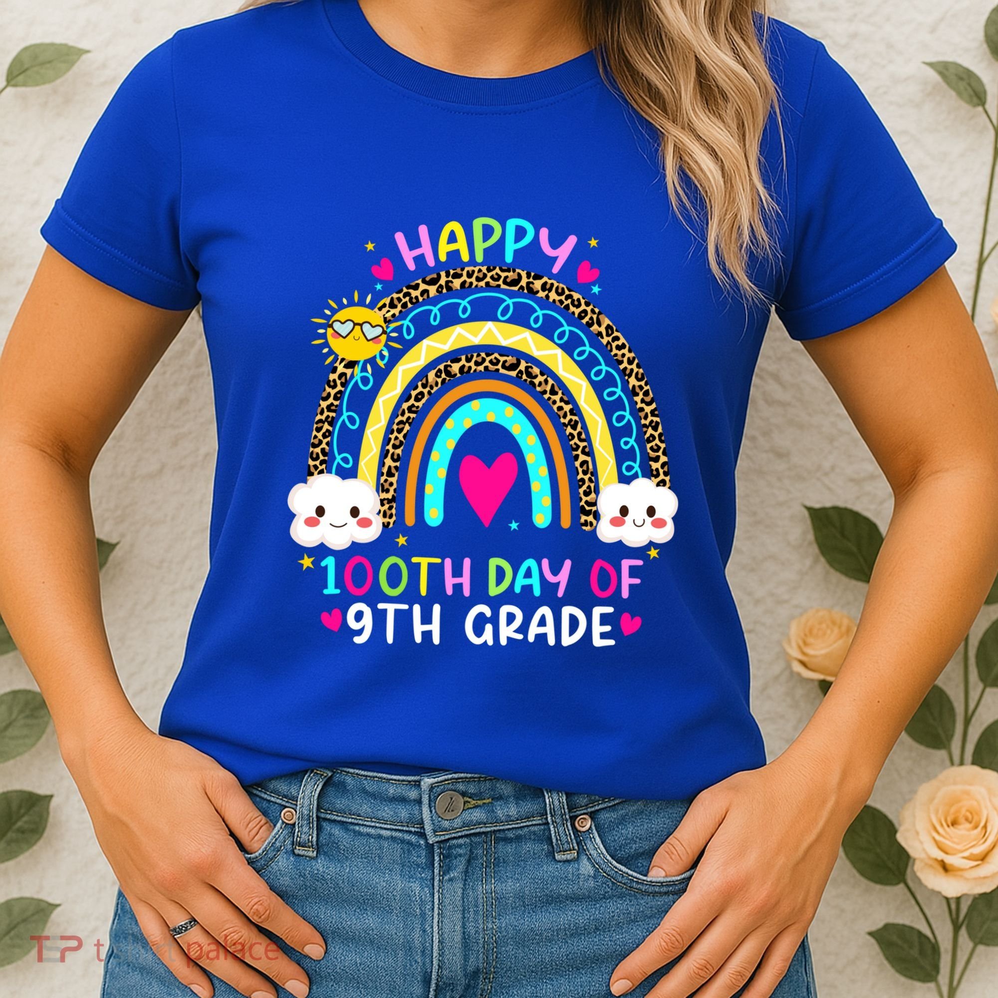 100 Days Smarter Ninth Grade 100th Day Of School 9th Grade Gift Women's T-Shirt