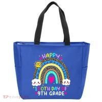 100 Days Smarter Ninth Grade 100th Day Of School 9th Grade Gift Tote Bag thumb 0