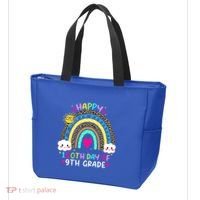 100 Days Smarter Ninth Grade 100th Day Of School 9th Grade Gift Tote Bag thumb 3