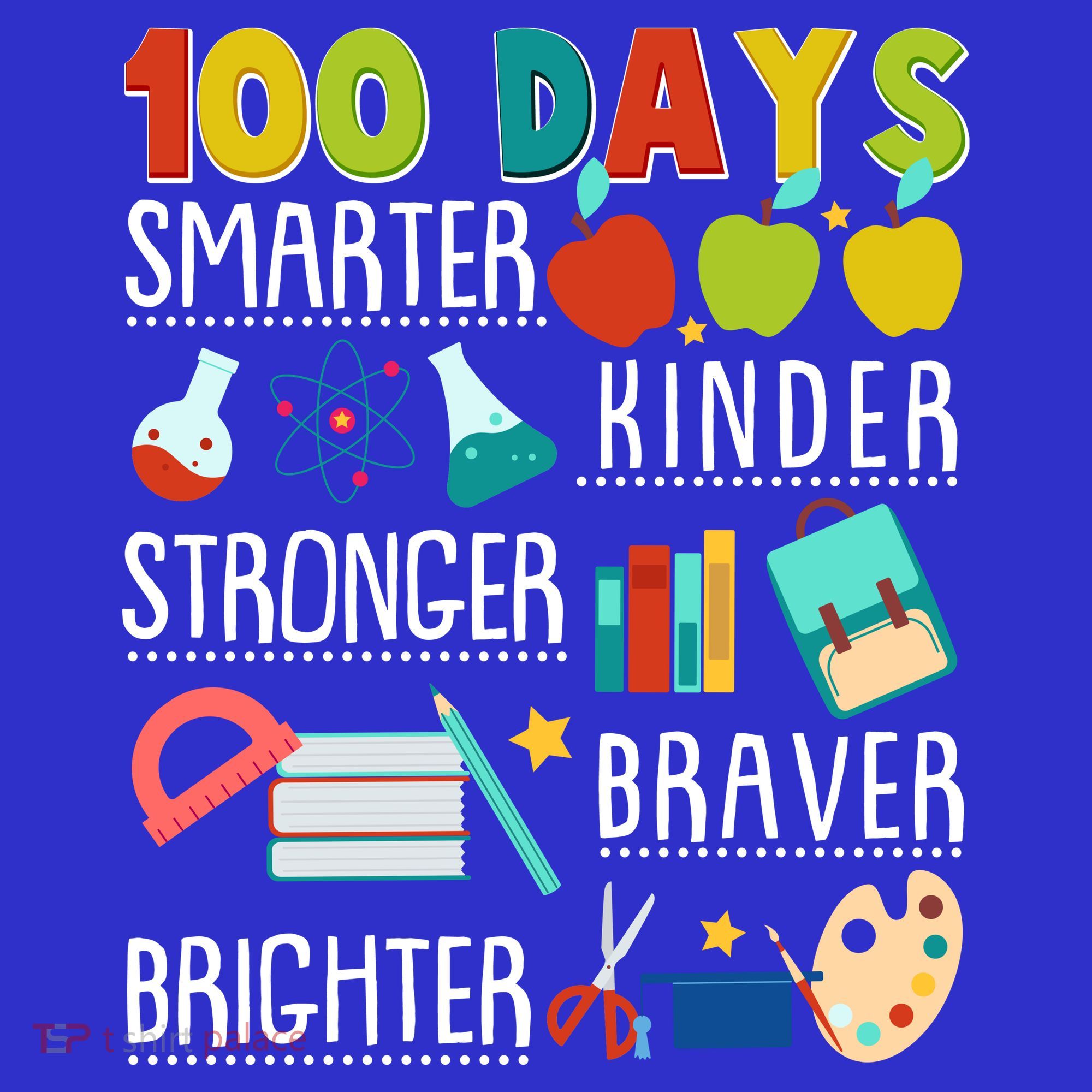 100 Days Smarter Kinder Stronger Braver Brighter 100 Days Of School Visor