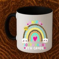 100 Days Smarter Seventh Grade 100th Day Of School 7th Grade Gift Coffee Mug thumb 2