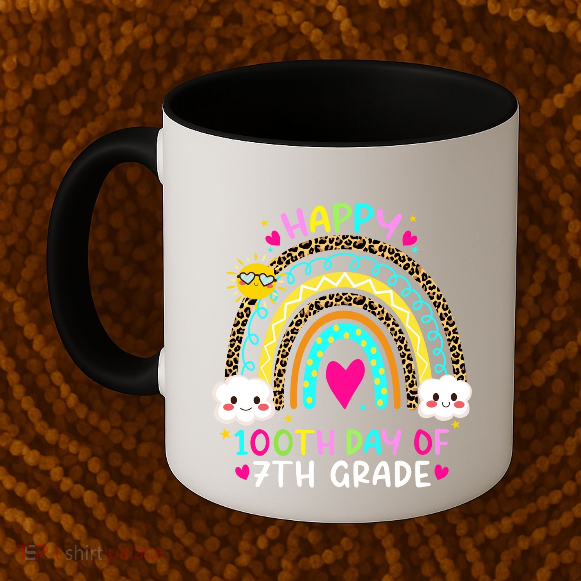 100 Days Smarter Seventh Grade 100th Day Of School 7th Grade Gift Coffee Mug