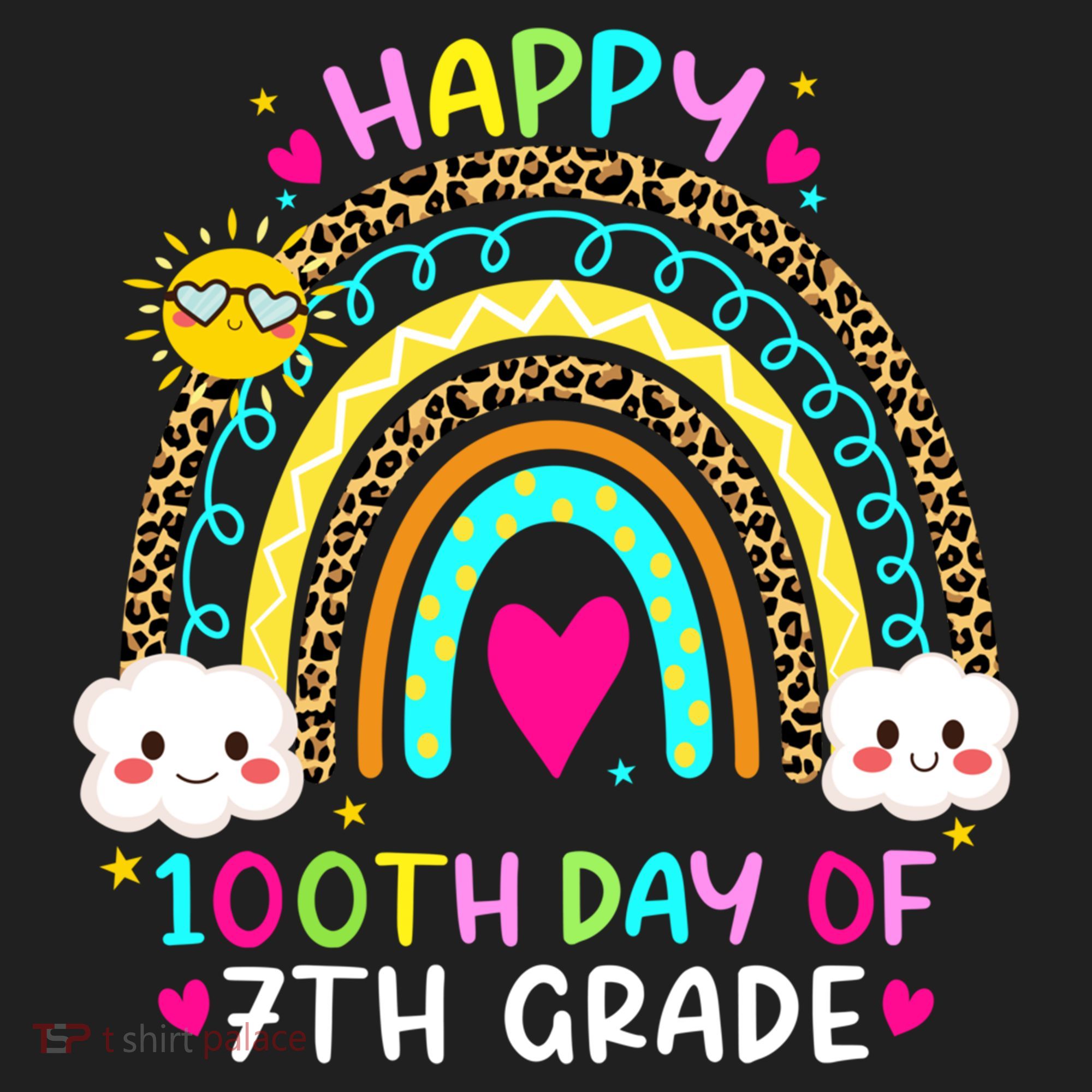 100 Days Smarter Seventh Grade 100th Day Of School 7th Grade Gift Beanie