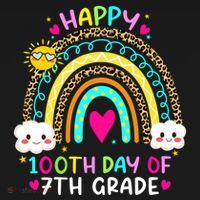 100 Days Smarter Seventh Grade 100th Day Of School 7th Grade Gift Women's Hoodie thumb 2