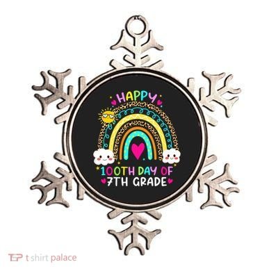 100 Days Smarter Seventh Grade 100th Day Of School 7th Grade Gift Ornament