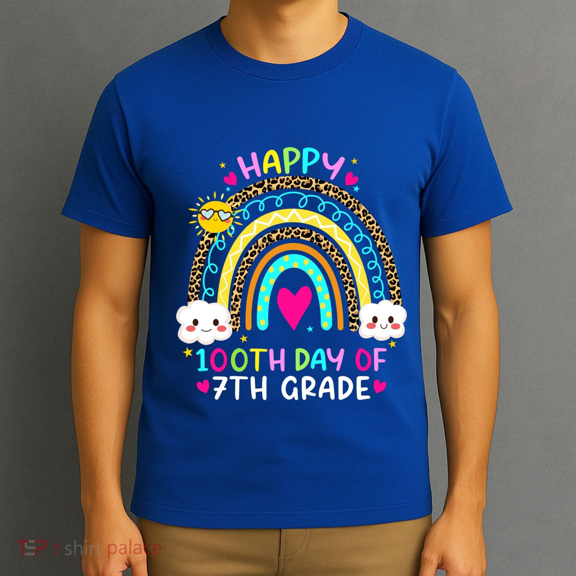 100 Days Smarter Seventh Grade 100th Day Of School 7th Grade Gift T-Shirt