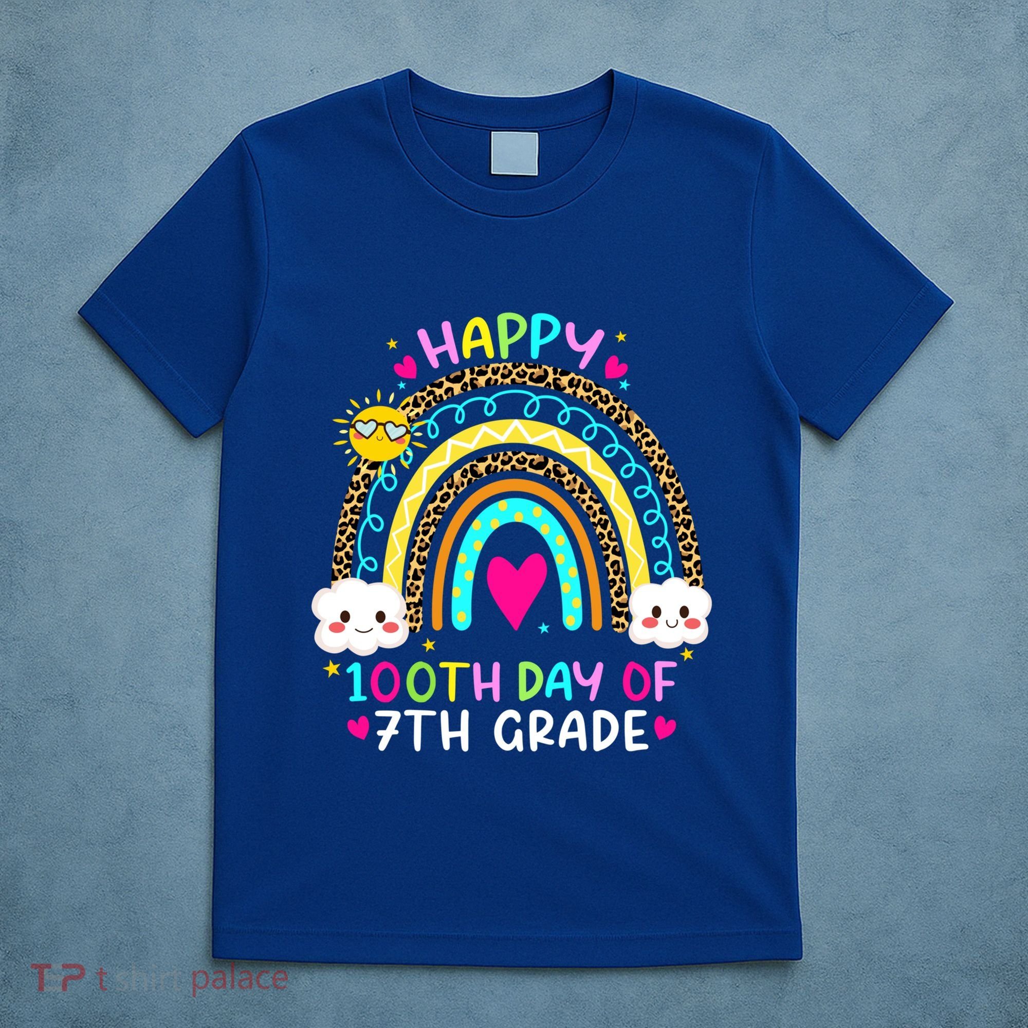 100 Days Smarter Seventh Grade 100th Day Of School 7th Grade Gift T-Shirt