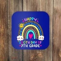 100 Days Smarter Seventh Grade 100th Day Of School 7th Grade Gift Coaster thumb 0