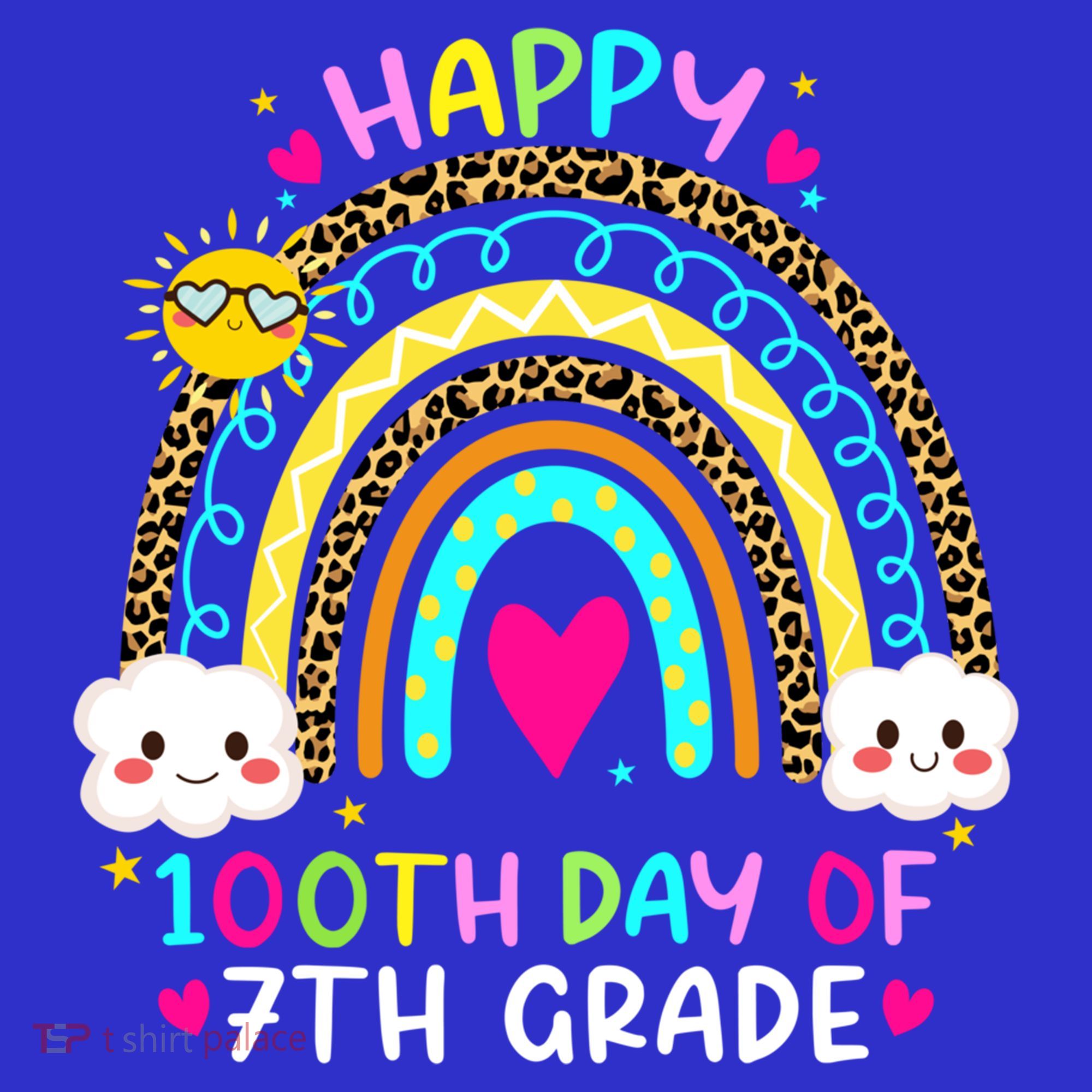 100 Days Smarter Seventh Grade 100th Day Of School 7th Grade Gift Women's Tank Top