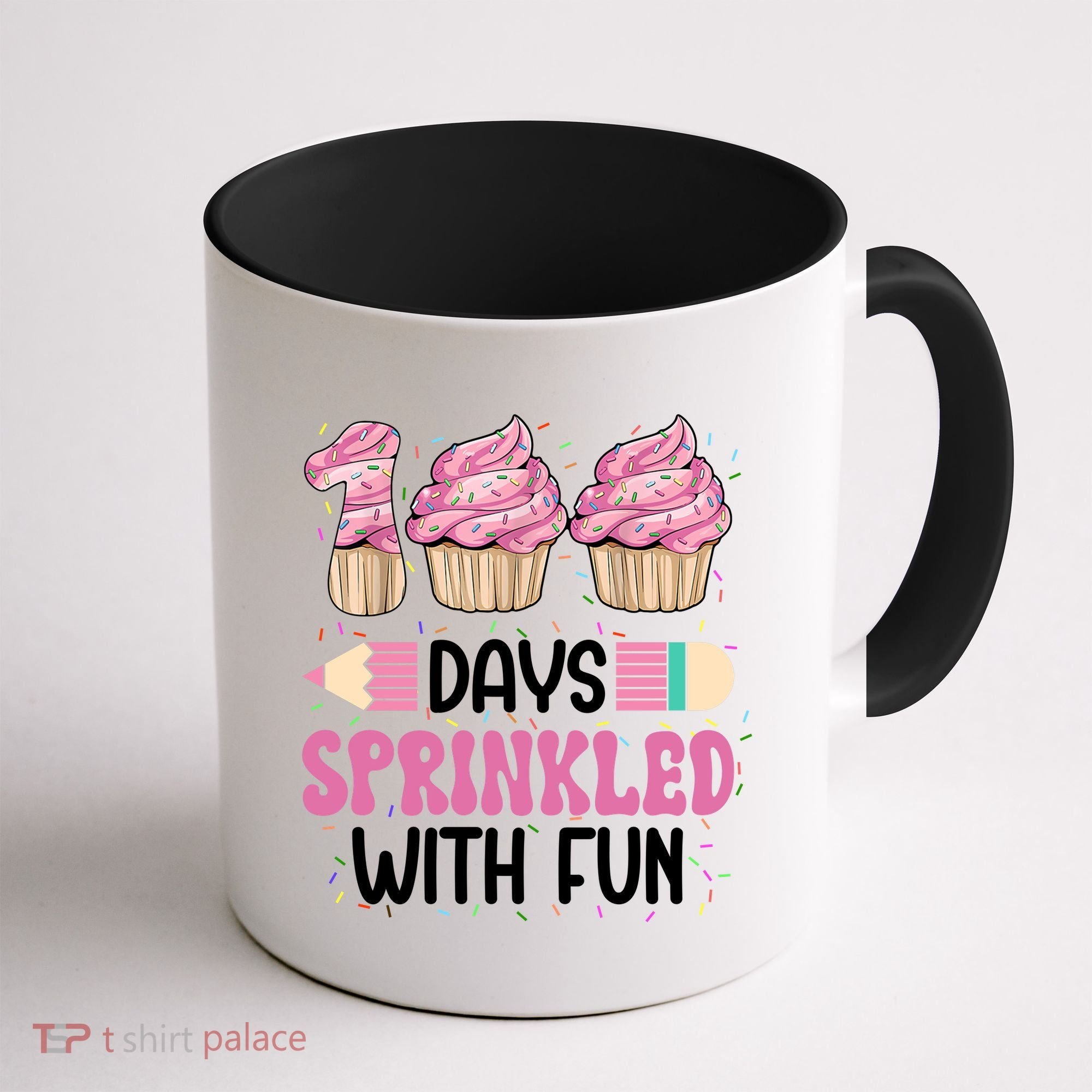 100 Days Sprinkled With Fun Cupcake 100th Day Of School Coffee Mug
