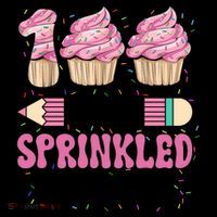 100 Days Sprinkled With Fun Cupcake 100th Day Of School Coffee Mug thumb 5
