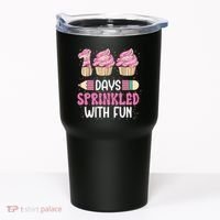 100 Days Sprinkled With Fun Cupcake 100th Day Of School Tumbler thumb 0