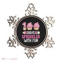 100 Days Sprinkled With Fun Cupcake 100th Day Of School Ornament thumb 0