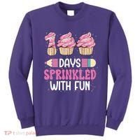 100 Days Sprinkled With Fun Cupcake 100th Day Of School Sweatshirt thumb 0