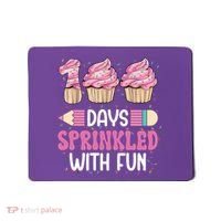100 Days Sprinkled With Fun Cupcake 100th Day Of School Mousepad thumb 0
