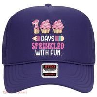 100 Days Sprinkled With Fun Cupcake 100th Day Of School Hat thumb 0
