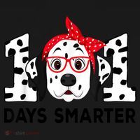 101 Days Smarter 101st Day School Dalmatian Dog Teacher Backpack thumb 2