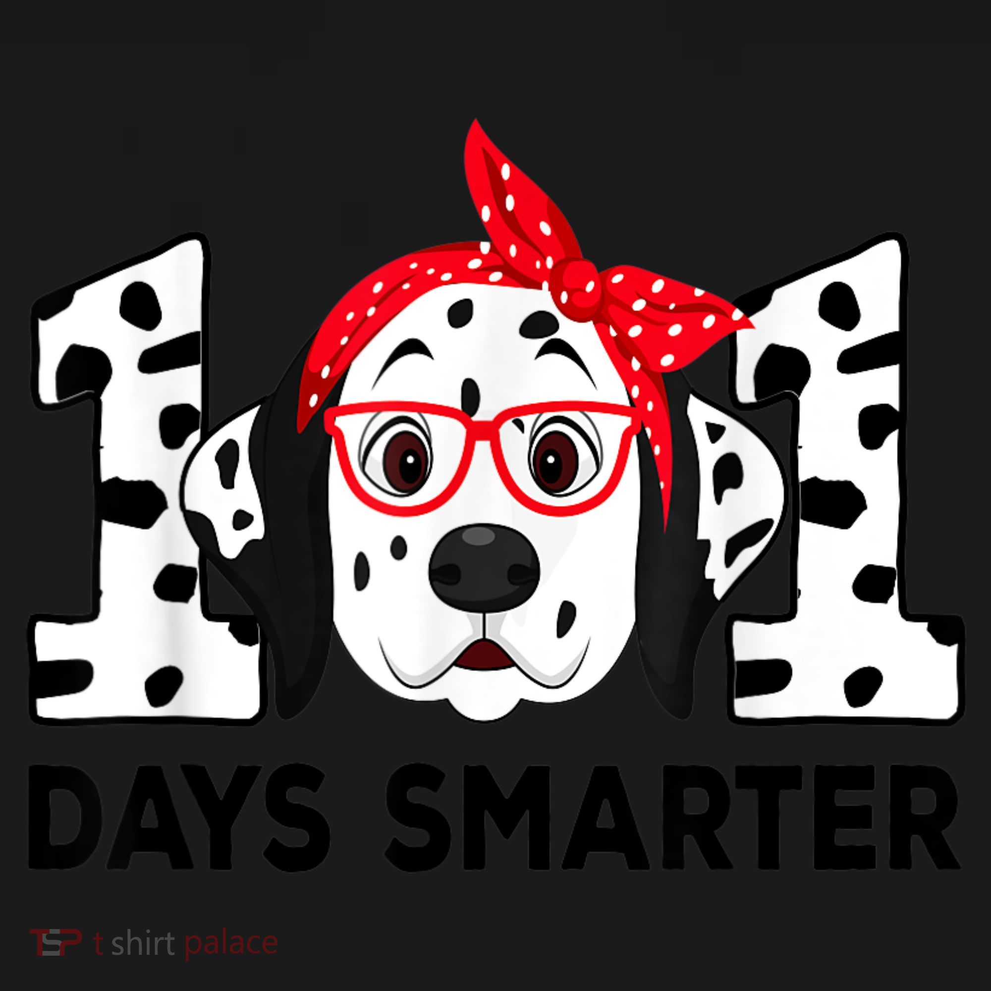 101 Days Smarter 101st Day School Dalmatian Dog Teacher Coaster
