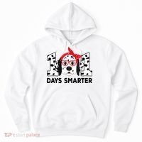 101 Days Smarter 101st Day School Dalmatian Dog Teacher Hoodie thumb 0