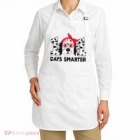 101 Days Smarter 101st Day School Dalmatian Dog Teacher Apron thumb 2
