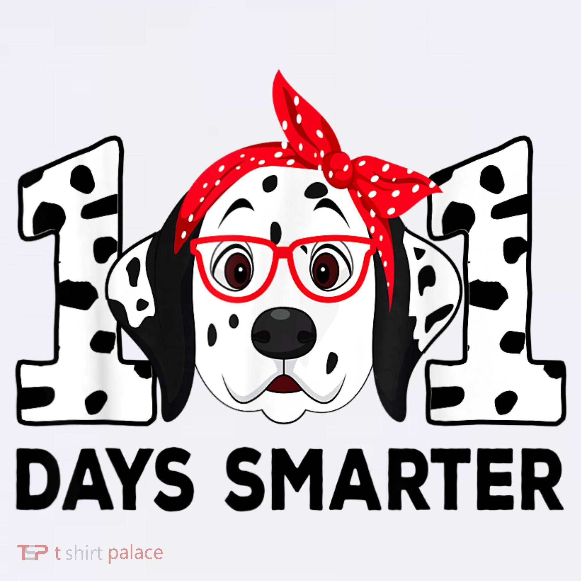 101 Days Smarter 101st Day School Dalmatian Dog Teacher Sweatshirt