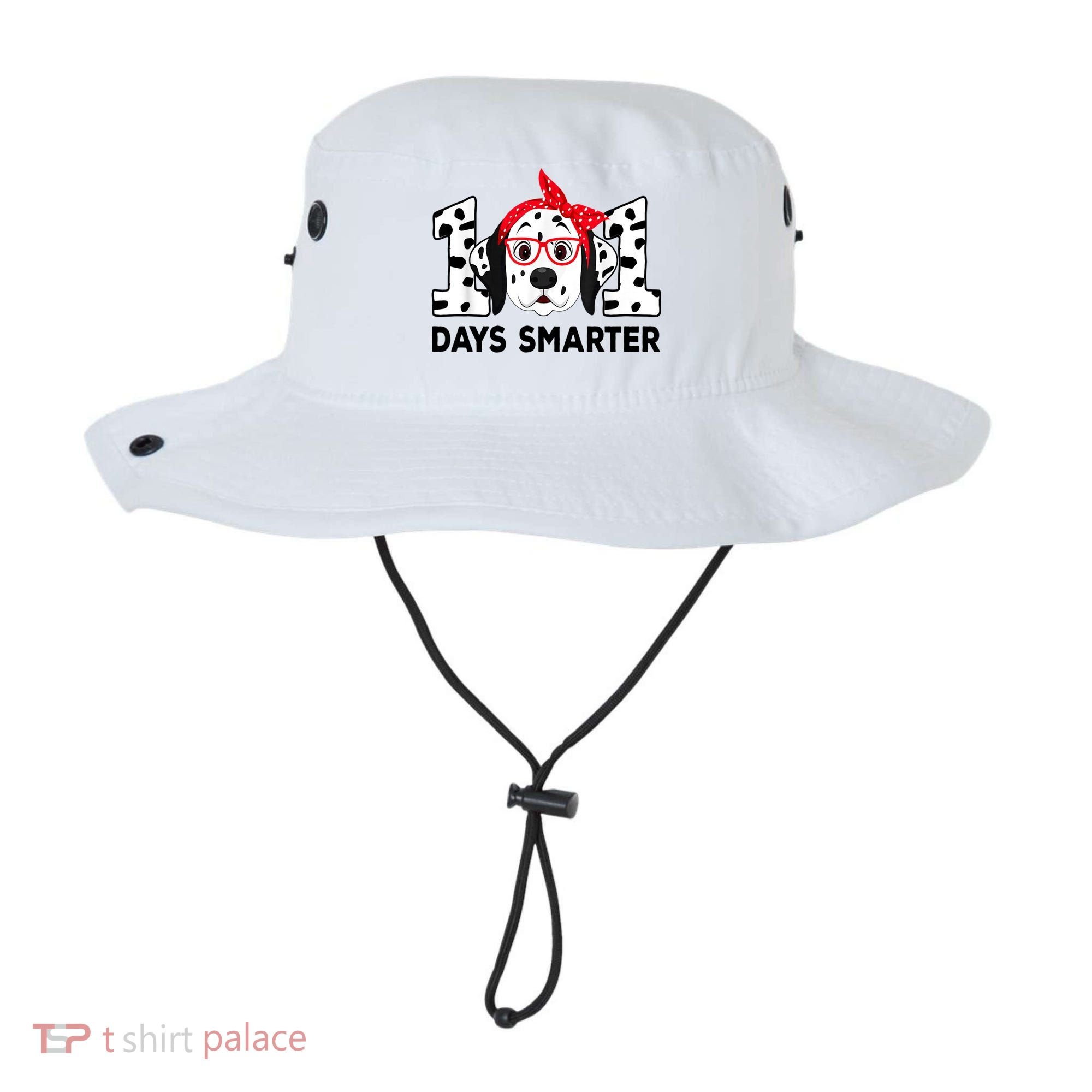 101 Days Smarter 101st Day School Dalmatian Dog Teacher Bucket Hat
