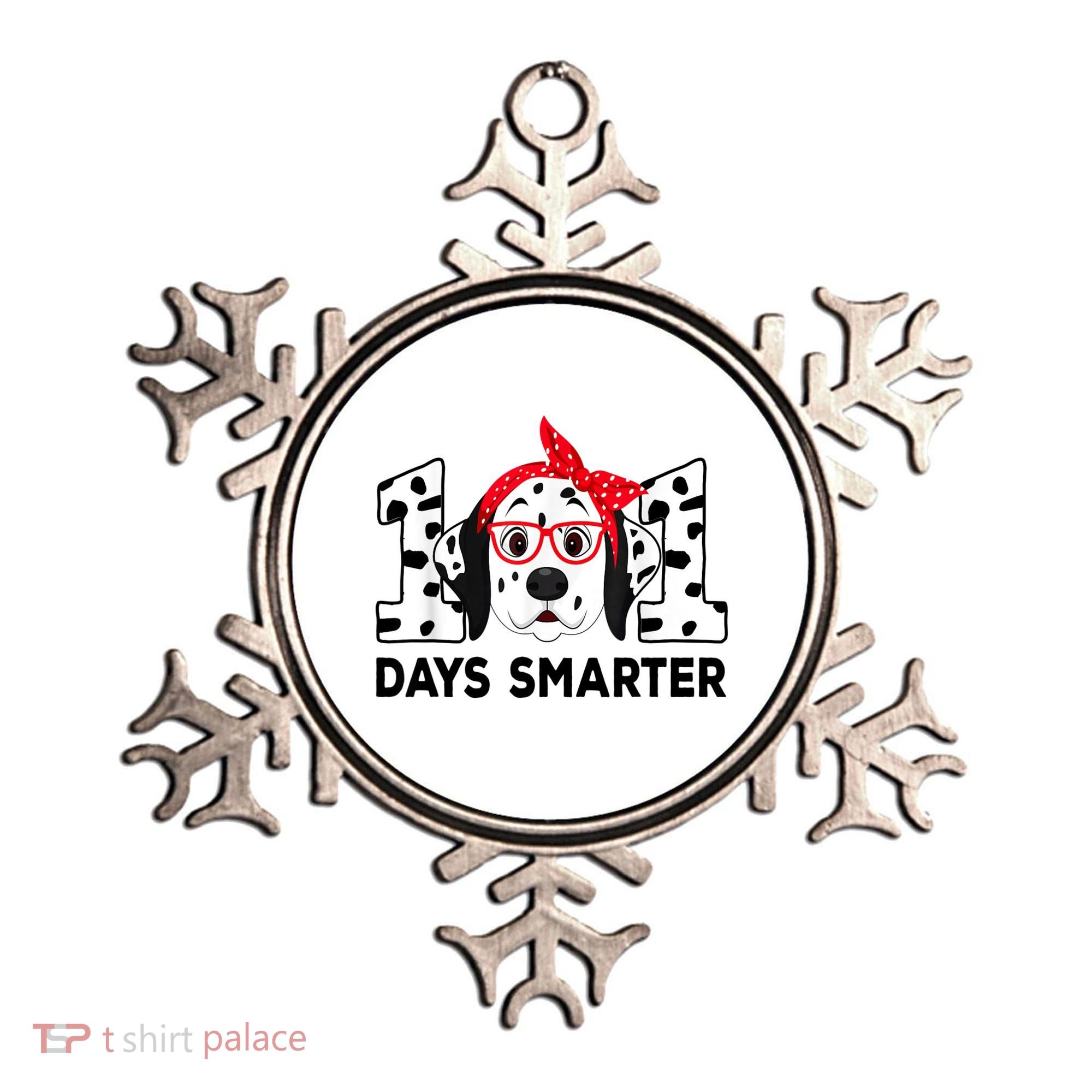 101 Days Smarter 101st Day School Dalmatian Dog Teacher Ornament