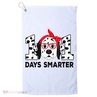 101 Days Smarter 101st Day School Dalmatian Dog Teacher Golf Towel thumb 0