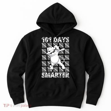 101 Days Smarter Dabbing Dalmatian Dog Hoodie