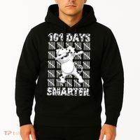 101 Days Smarter Dabbing Dalmatian Dog Hoodie thumb 2