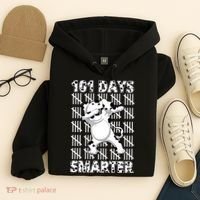101 Days Smarter Dabbing Dalmatian Dog Hoodie thumb 4