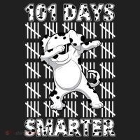101 Days Smarter Dabbing Dalmatian Dog Beanie thumb 2