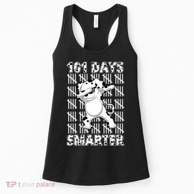 101 Days Smarter Dabbing Dalmatian Dog Women's Tank Top