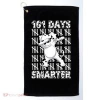 101 Days Smarter Dabbing Dalmatian Dog Golf Towel thumb 0