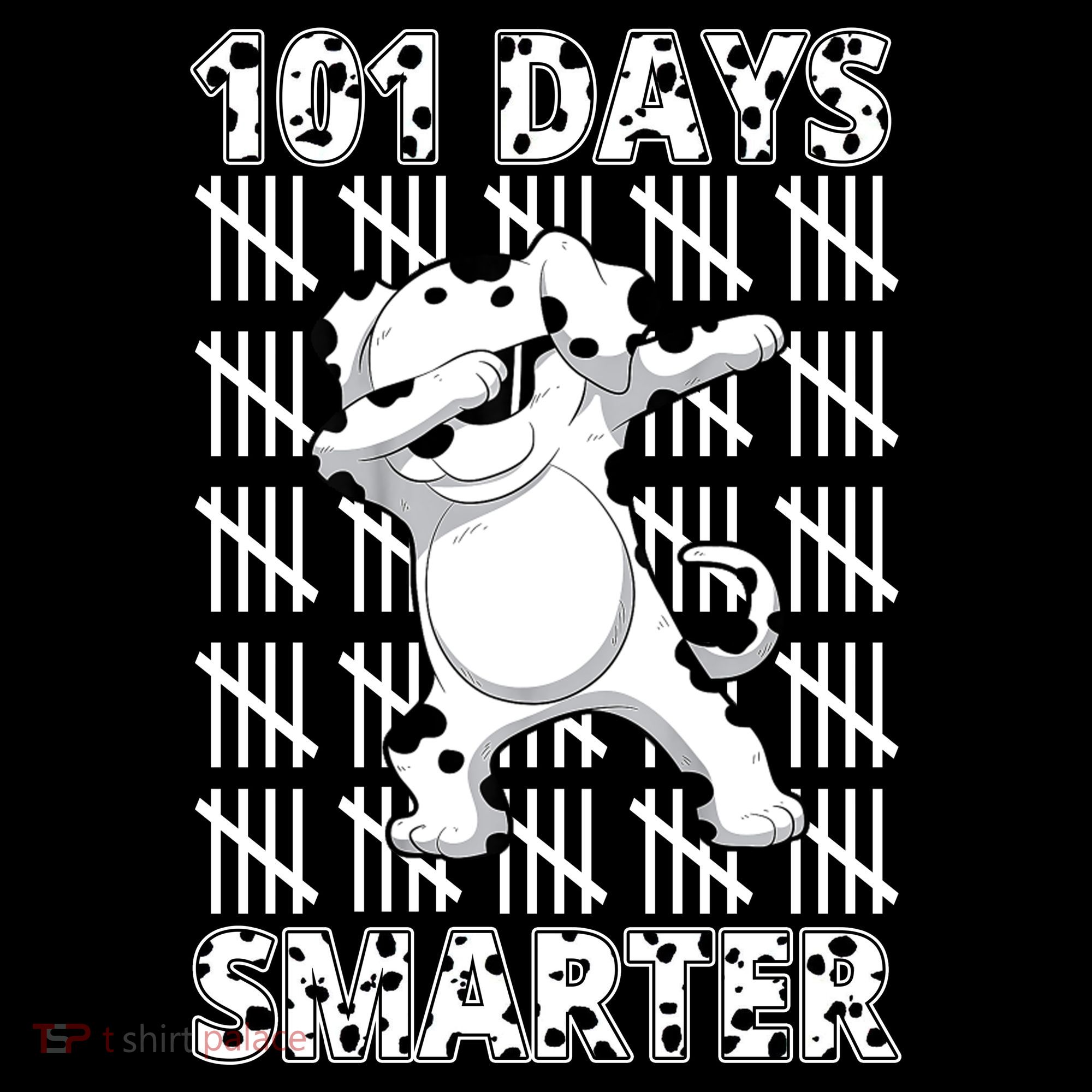 101 Days Smarter Dabbing Dalmatian Dog Visor