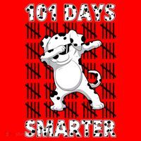 101 Days Smarter Dabbing Dalmatian Dog Santa Hat thumb 1