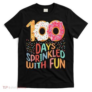 100 Days Sprinkled With Fun Cupcake 100th Day Of School T-Shirt