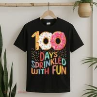 100 Days Sprinkled With Fun Cupcake 100th Day Of School T-Shirt thumb 2