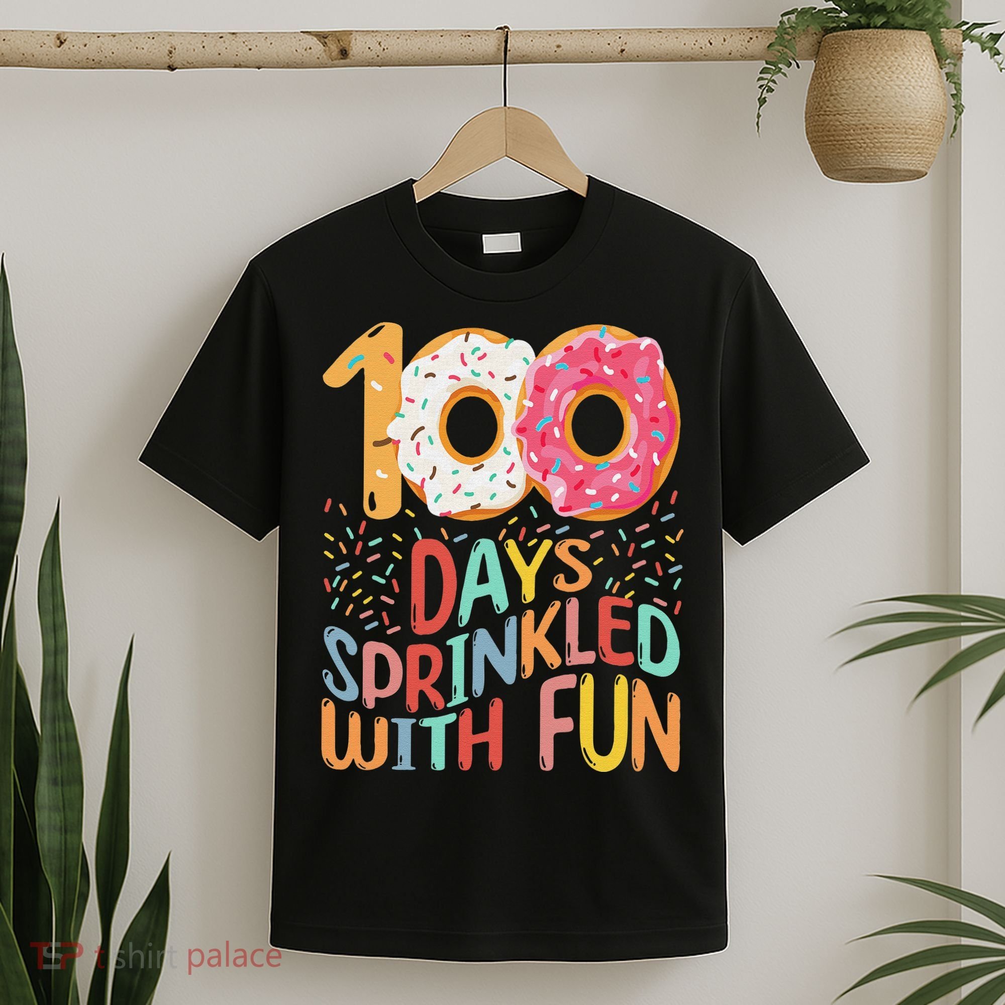 100 Days Sprinkled With Fun Cupcake 100th Day Of School T-Shirt