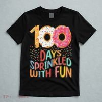 100 Days Sprinkled With Fun Cupcake 100th Day Of School T-Shirt thumb 5