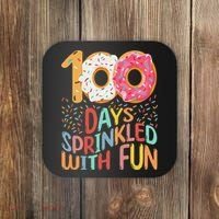 100 Days Sprinkled With Fun Cupcake 100th Day Of School Coaster thumb 0