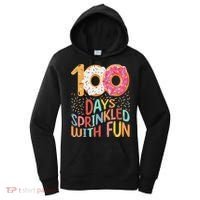 100 Days Sprinkled With Fun Cupcake 100th Day Of School Women's Hoodie thumb 0