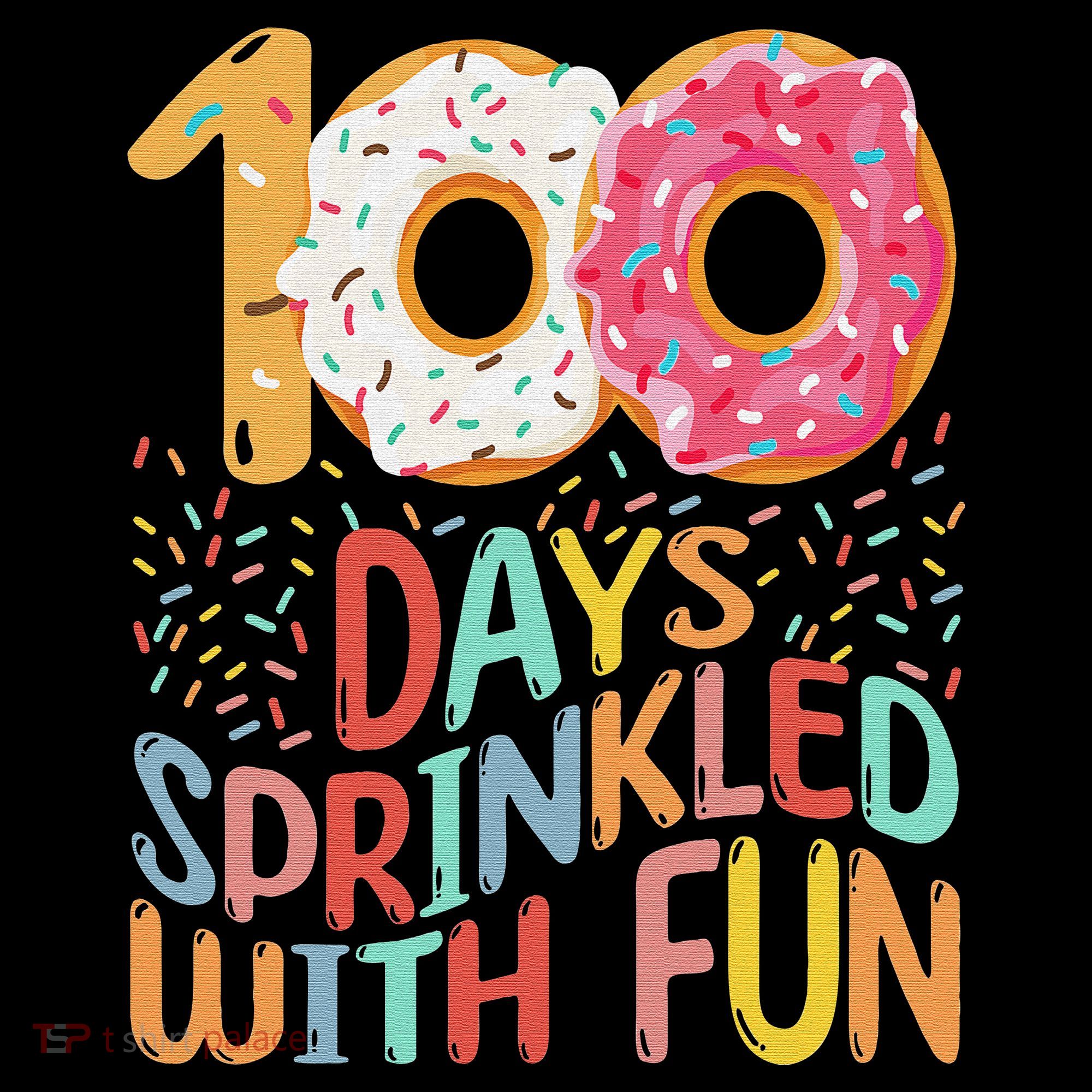 100 Days Sprinkled With Fun Cupcake 100th Day Of School Women's Hoodie