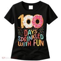 100 Days Sprinkled With Fun Cupcake 100th Day Of School Women's T-Shirt thumb 0